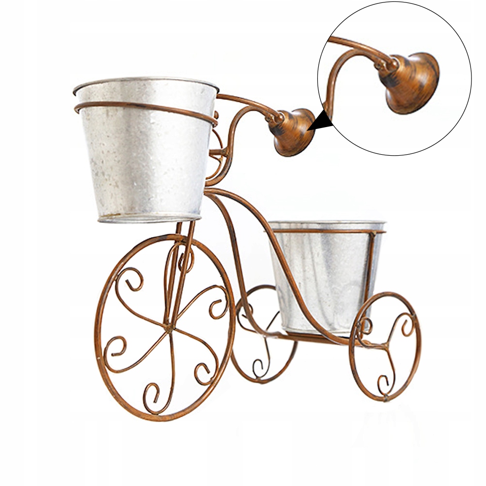 Stojak na rowery z półką na kwiaty Model 1