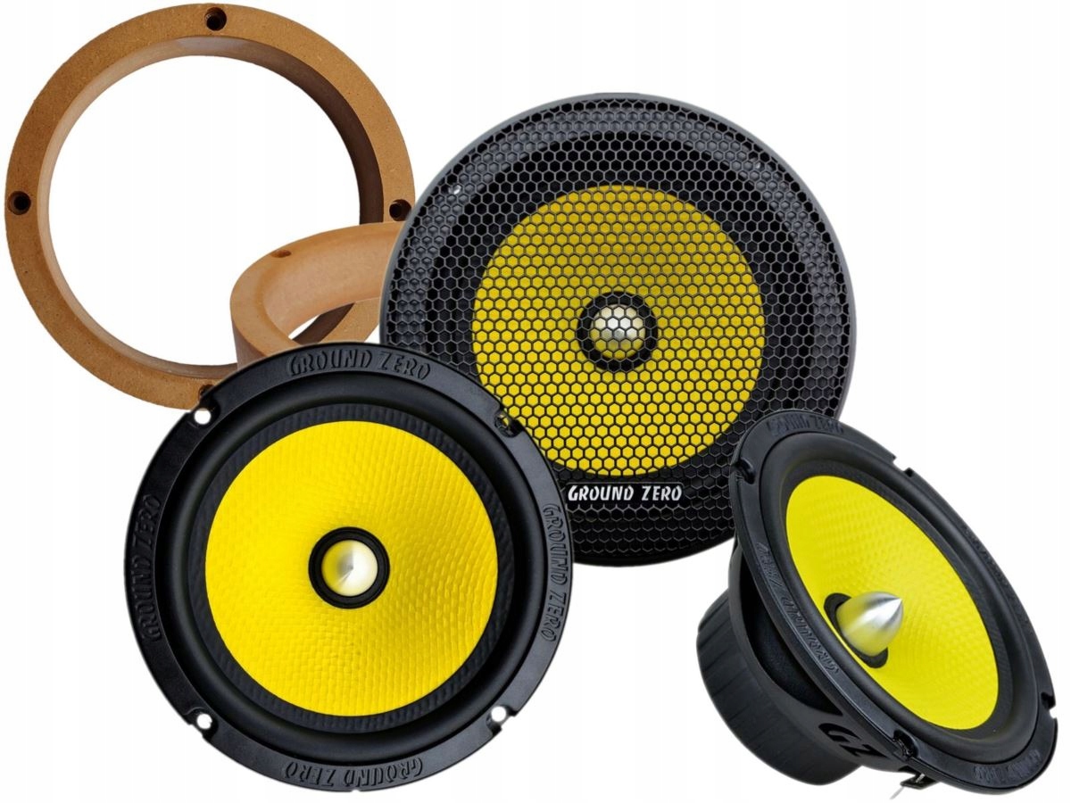 Ground Zero Gztk 165 reproduktory pro Fiat 500 přední