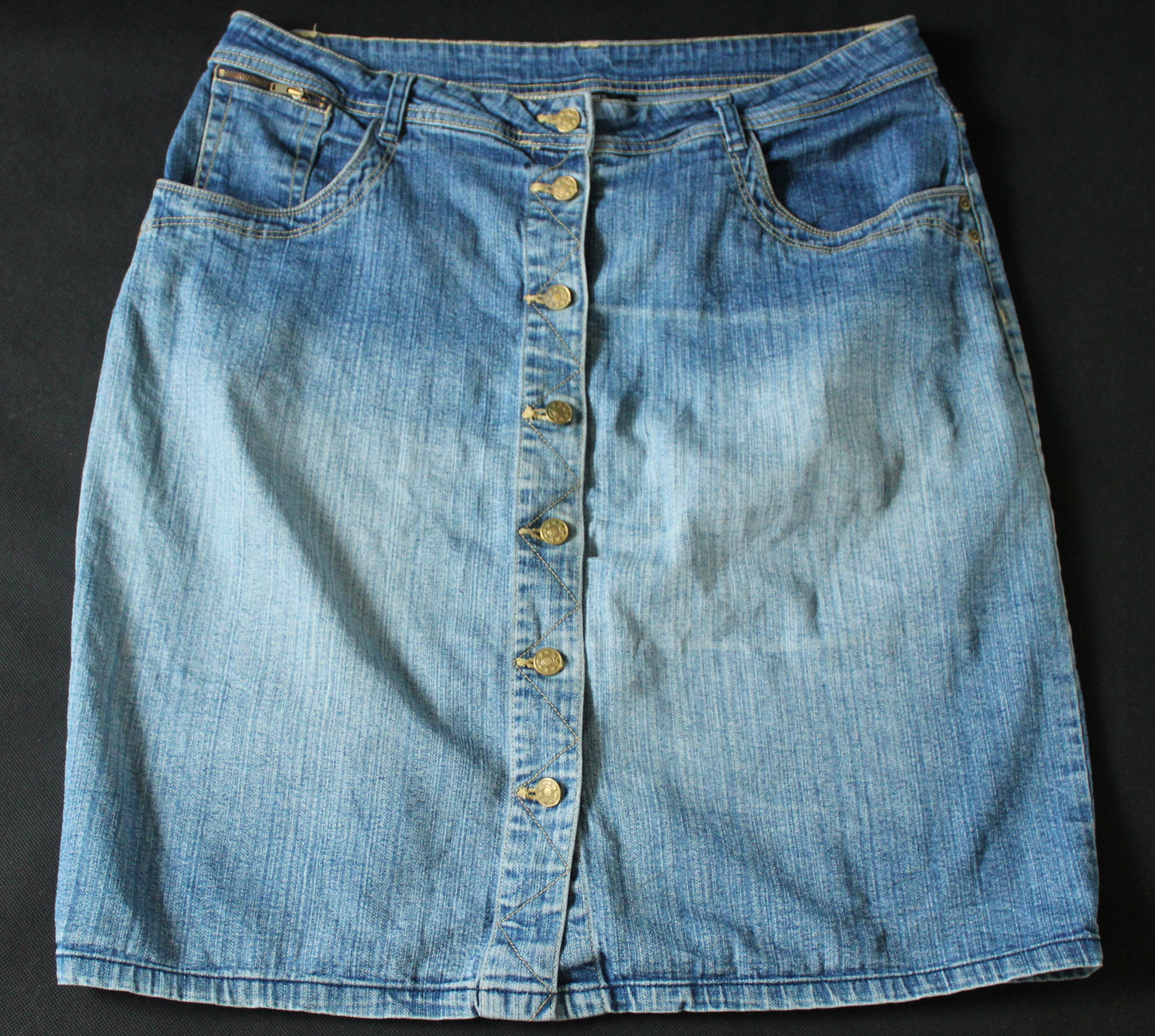 JEANSOWA SPÓDNICA ROZ 46