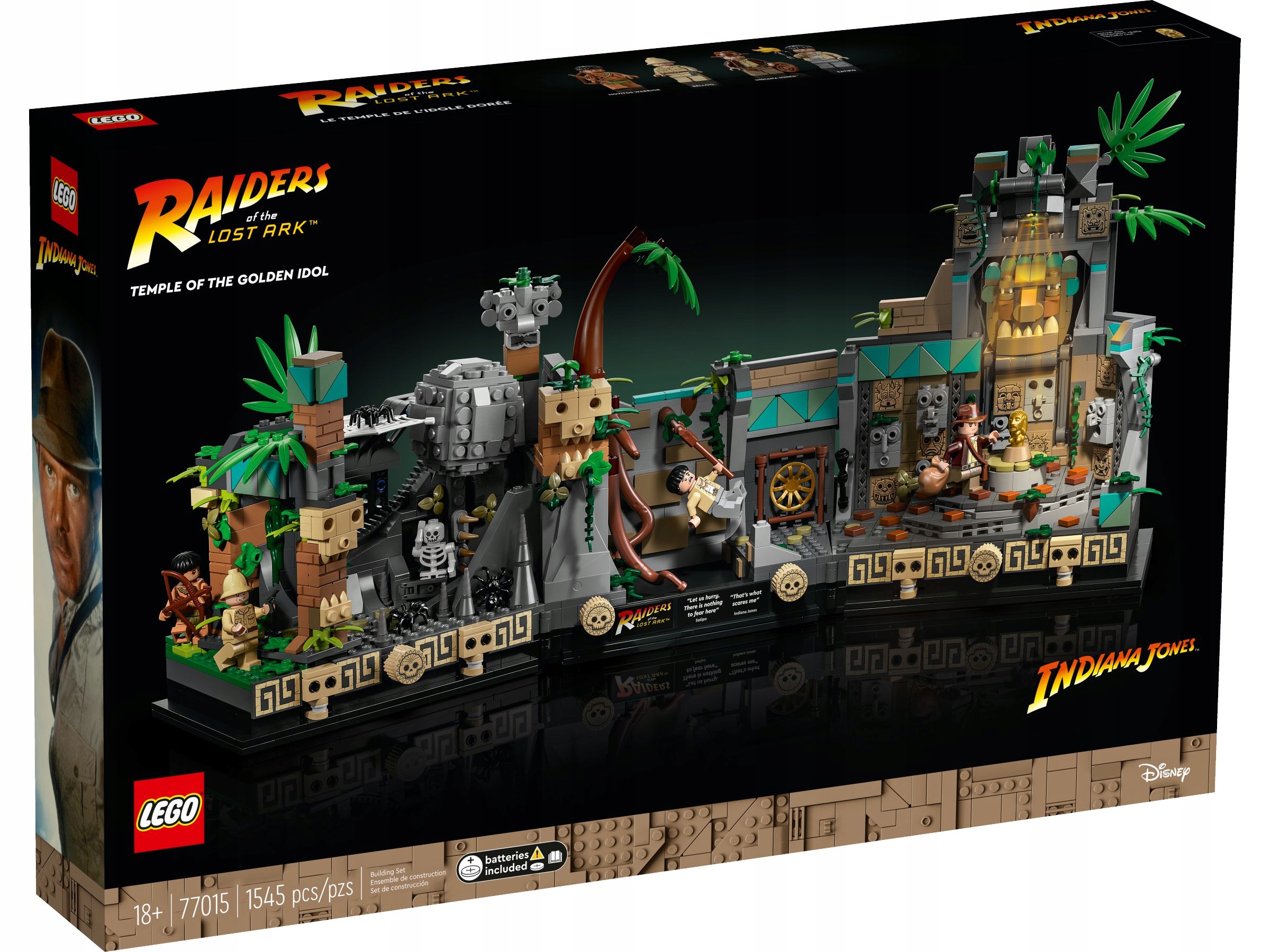 

Lego 77015 Indiana Jones Świątynia Złotego Posążka