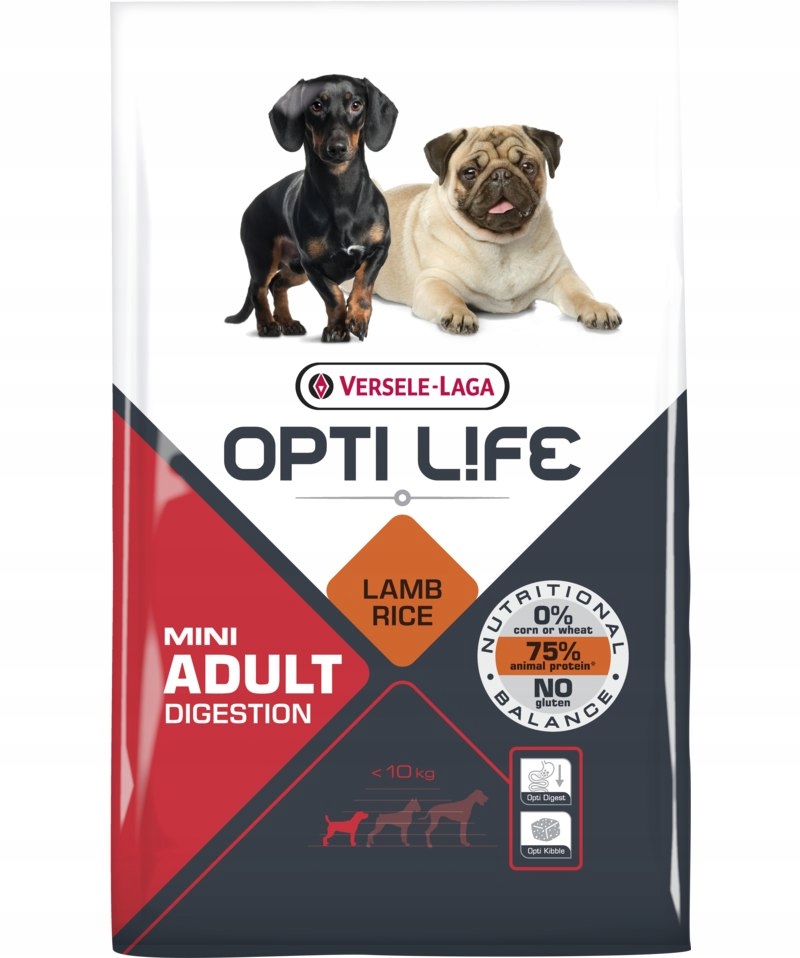 Levně Versele-Laga Versele-Laga Opti Life Adult Digestion Mini jehněčí s rýží