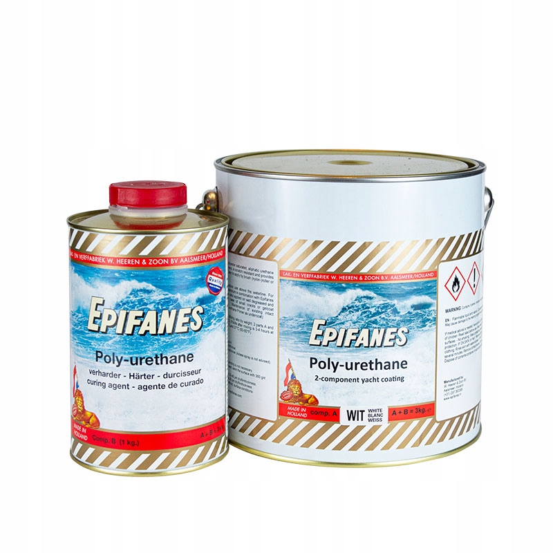 EPFN-006/3000/WHITE - ЕПІФАНЕС ПОЛІУРЕТАНОВА ФАРБА БІЛИЙ 3Л ВИСОКИЙ ГЛЯНЕЦЬ