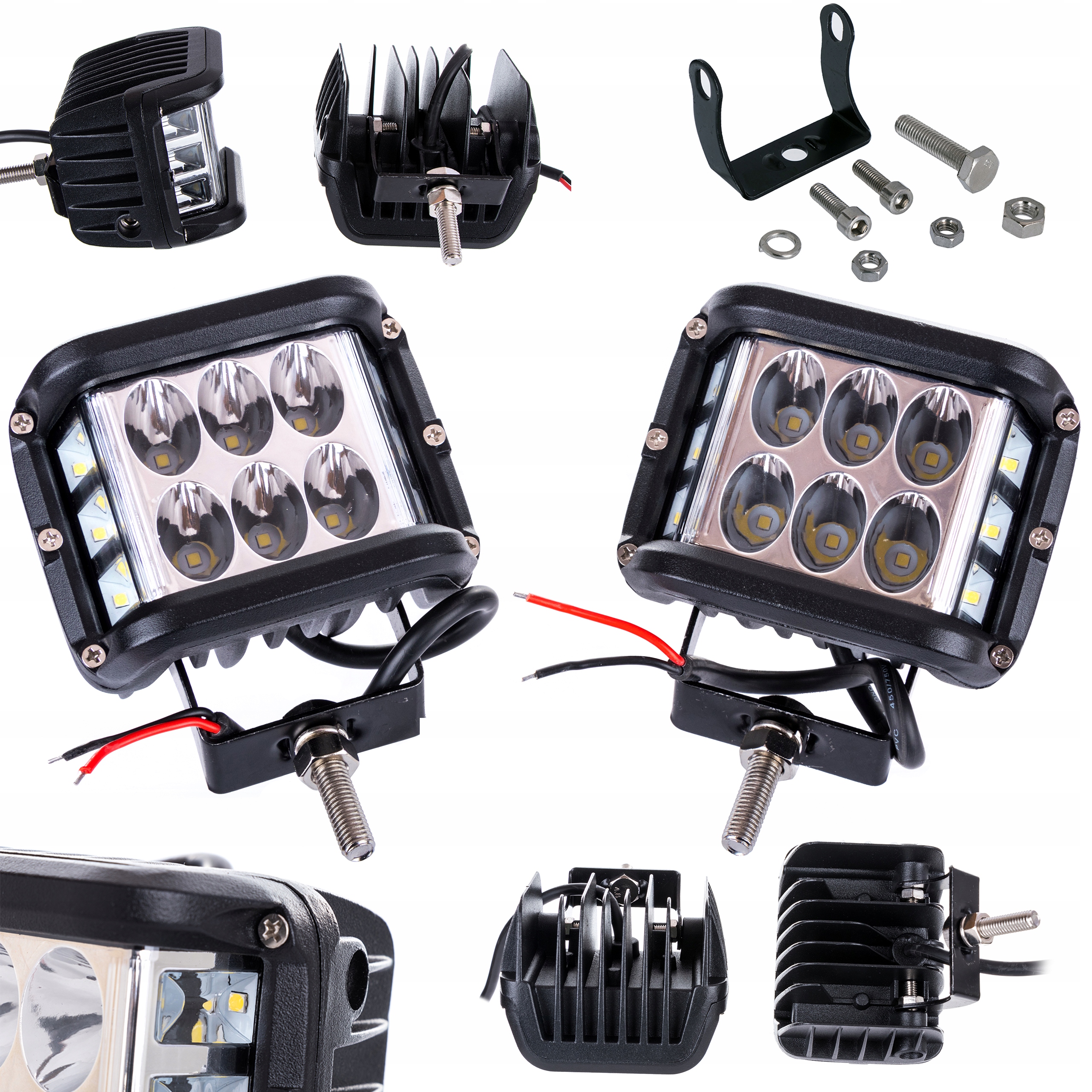

2x Lampa Robocza Led Halogen doświetlenie zakręt