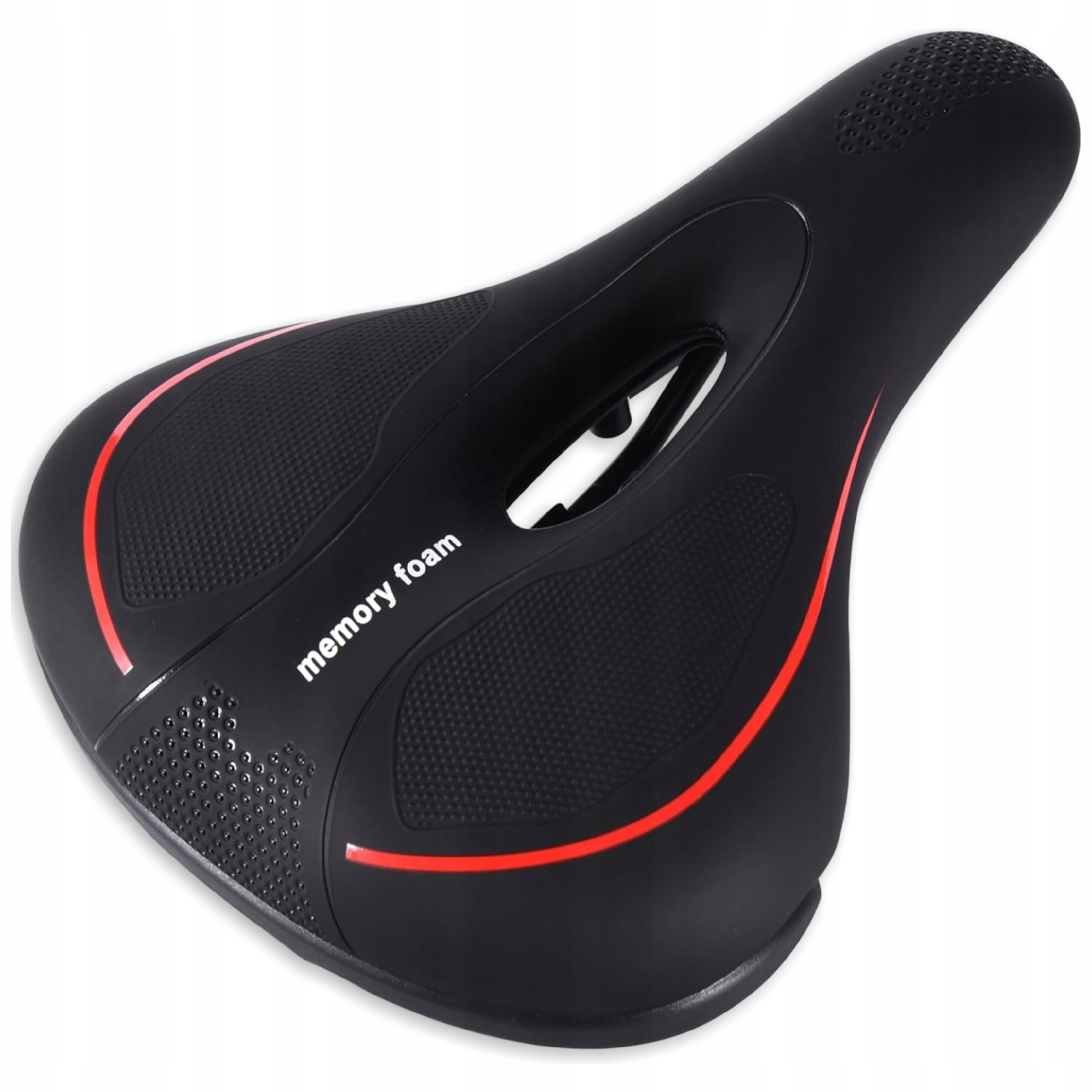 Siodełko Rowerowe Memory Foam Wodoodporne Oddychające Komfortowe