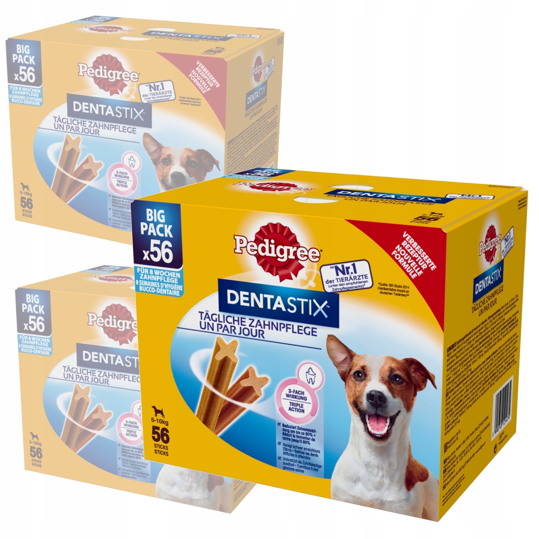 Levně Pedigree Denta Stix Malé plemeno Dentální kousátko pro psy 3x56 Ks