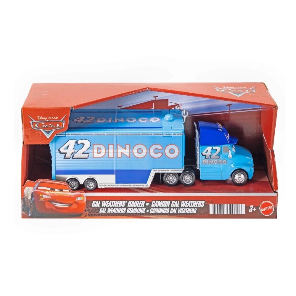 Ciężarówka Disney Pixar Cars Auta transportowa Karola Wydechło Naczepa