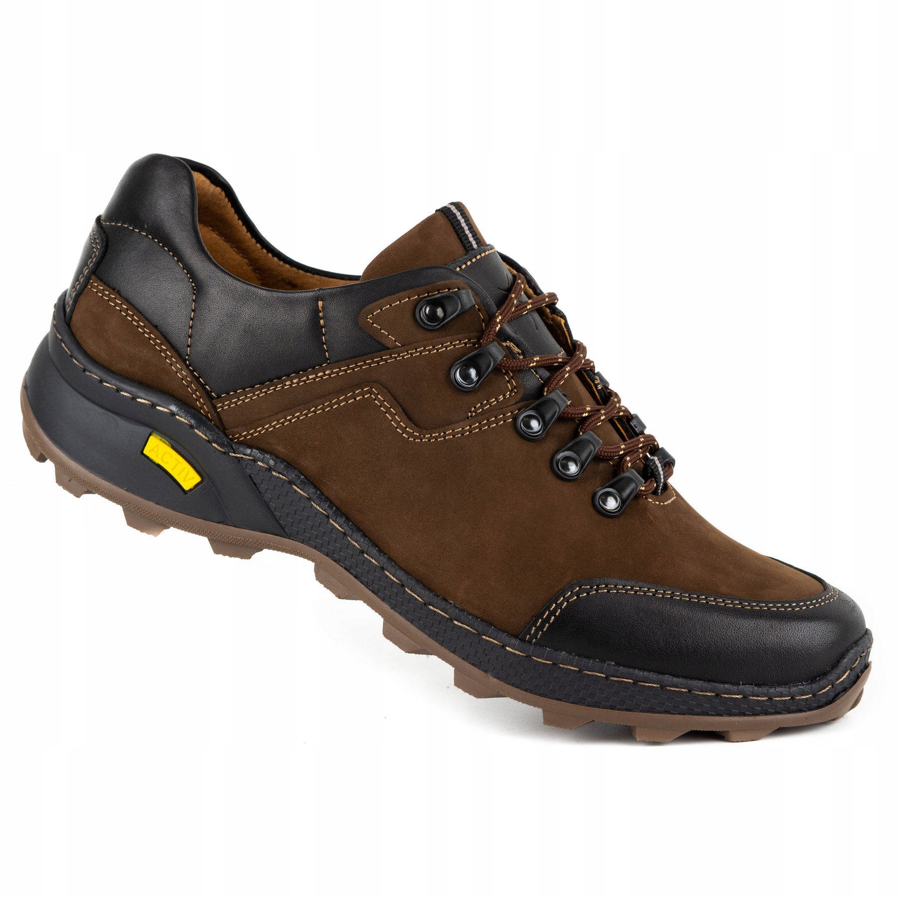 

Buty Męskie Skórzane Trapery 515 Brąz 42