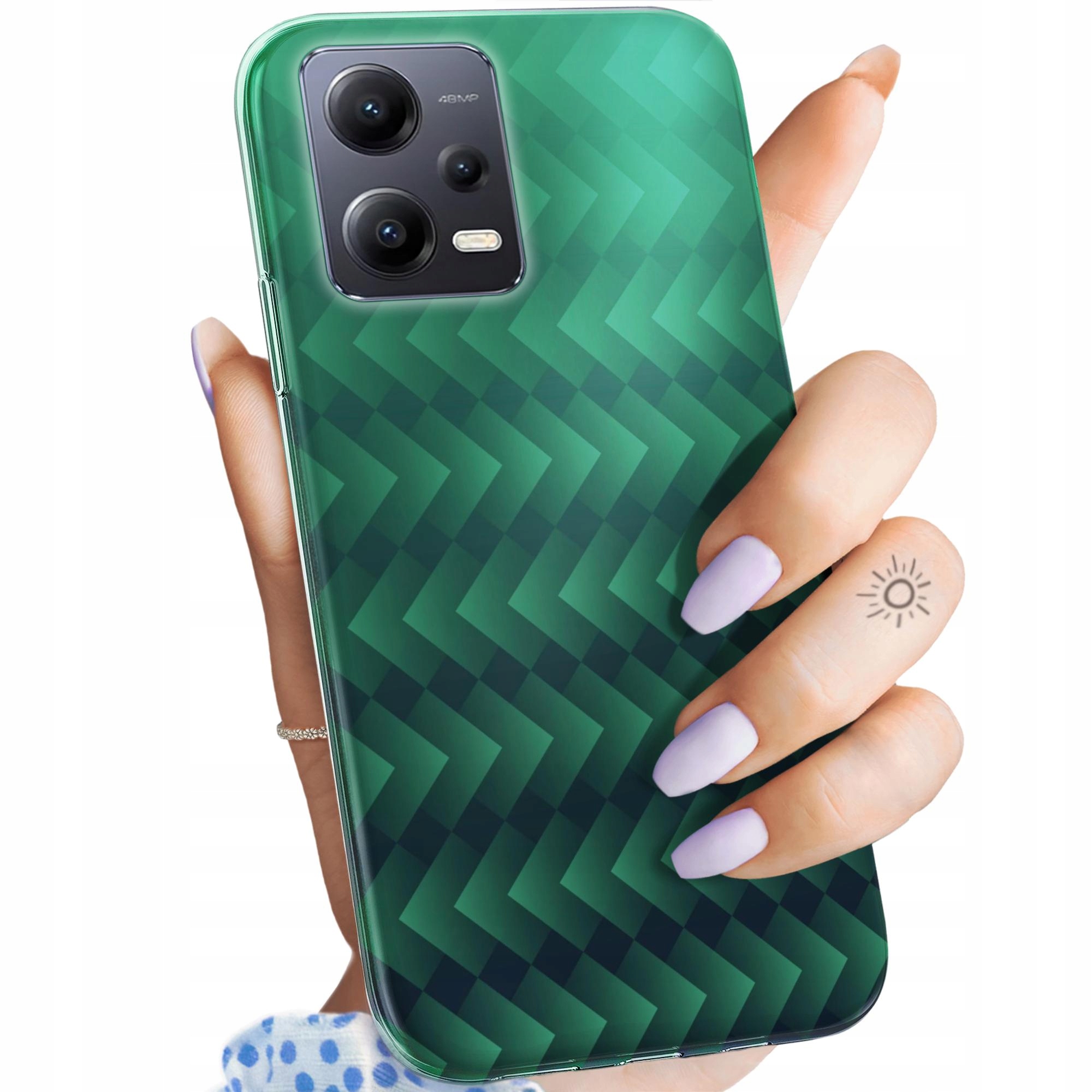 Etui Do Redmi Note 12 5G Poco X5 Zielone Grassy Green Obudowa Case