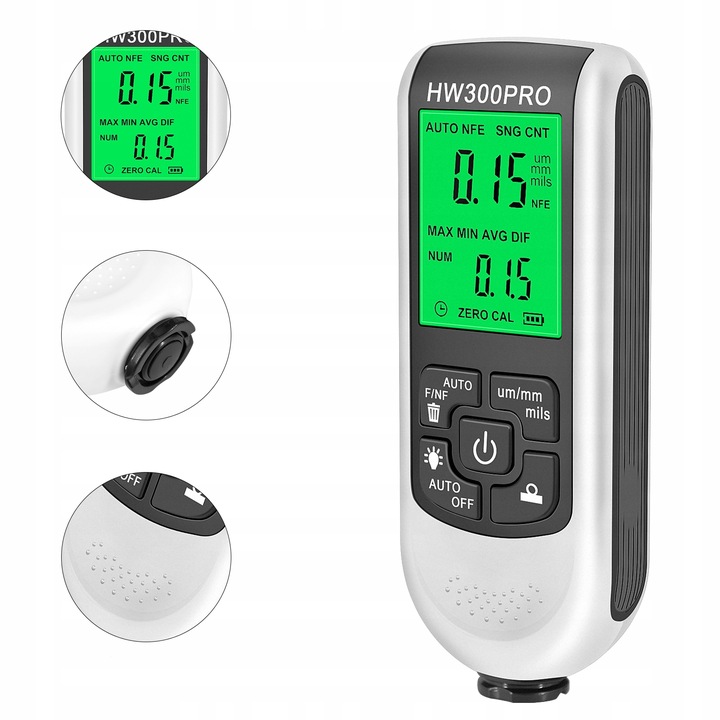 MIERNIK GRUBOŚCI LAKIERU HW-300PRO Model HW-300PRO