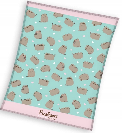 

Duży Koc Pluszowy Kot Pusheen Puszin Narzuta