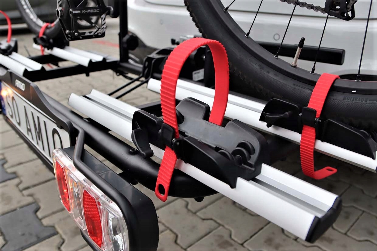 BAGAZNIK ROWEROWY NA HAK 2 ROWERY ELEKTRYCZNE 60KG Handle Type platform