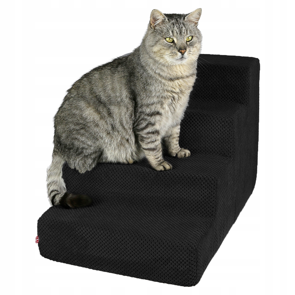 Levně Schodky Rampa Plošina Pro Psa Kočku 4 stupně Protiskluzové 40 cm Schody