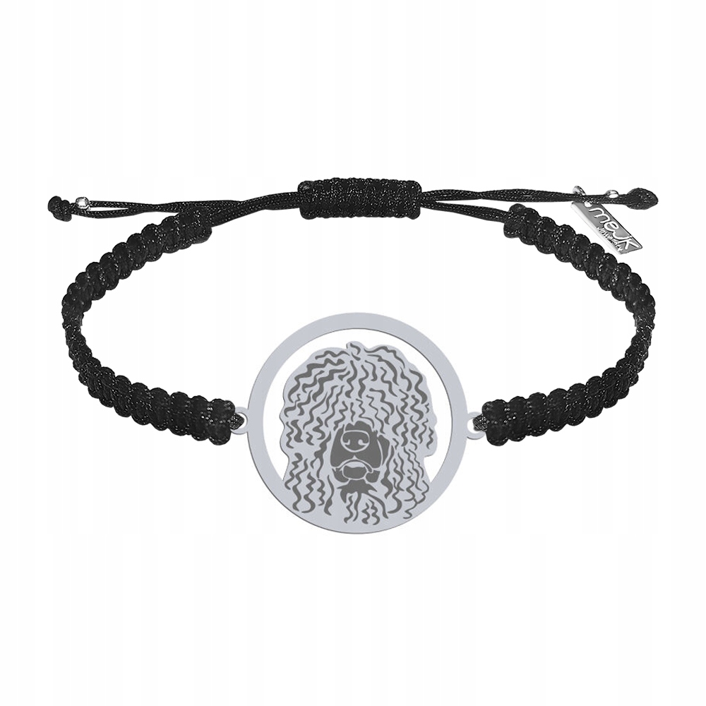 Irský vodoznak na náramku Stříbro 925 Makramé Gravírování Bonus