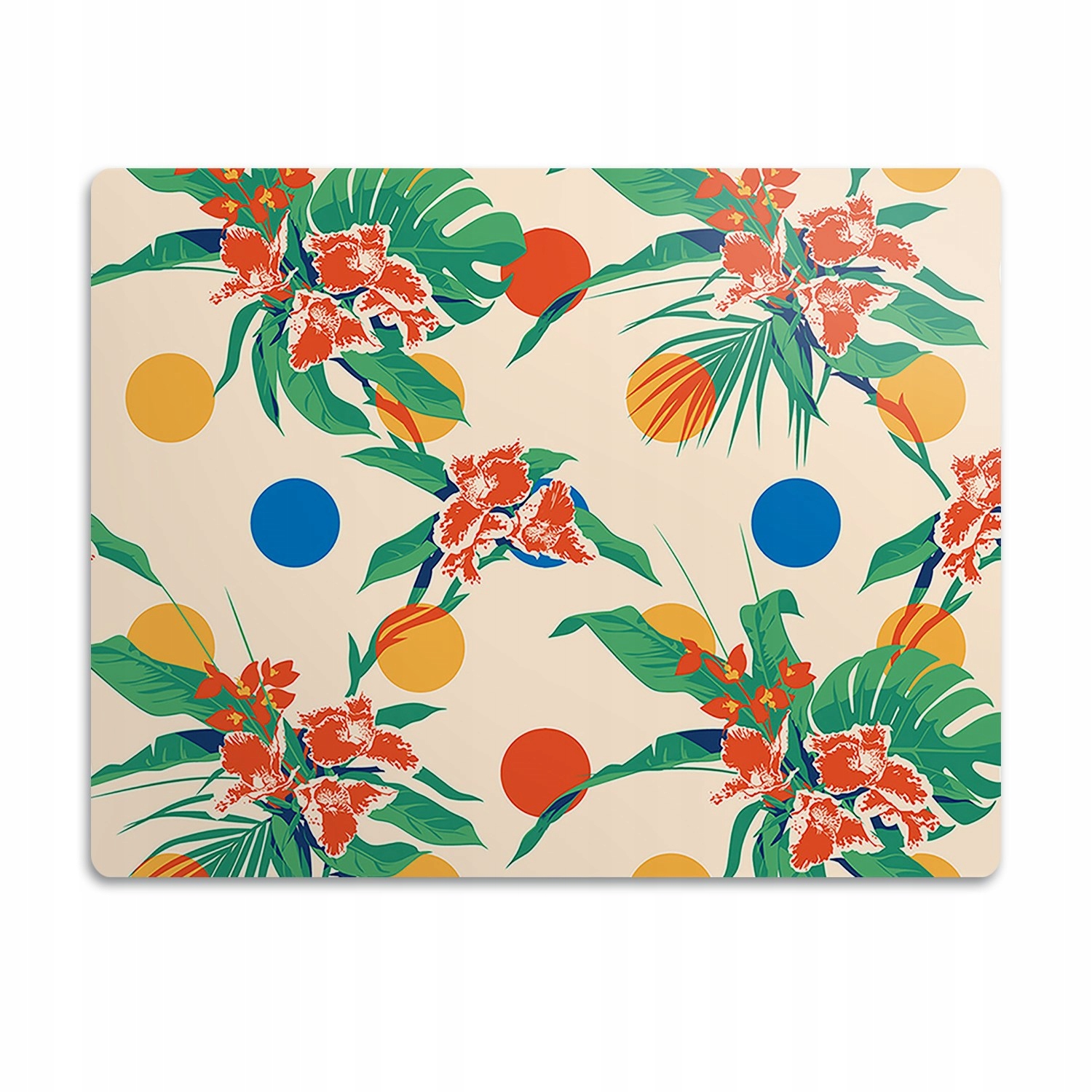 Levně Pro psa kočku podložka pod misky Exotický motiv 90x60