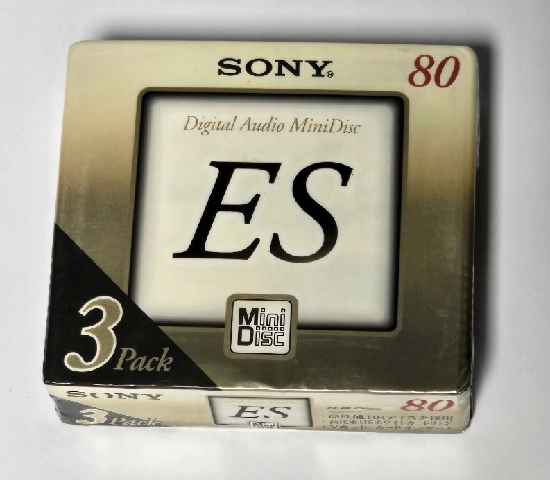 Minidisc Disketka Diskety MD Sony Es Nové Fólie 3 Pack 3 Ks Japan