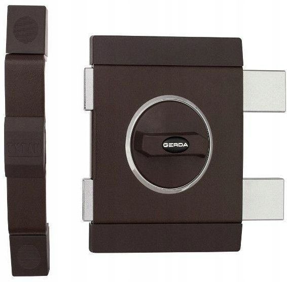 Zámek Gerda Titan Zx Pravý Strukturovaný Hnědý