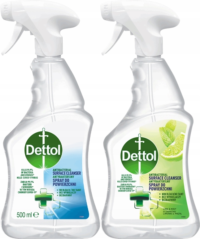 

Dettol Antybakteryjny spray do powierzchni 2x500ml