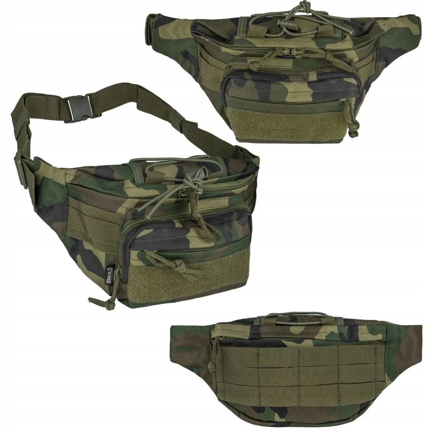 

Torba nerka Taktyczna biodrowa Kangoo woodland