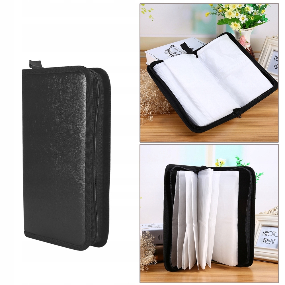 80 DISC UCHWYT NA CD DVD POKRYWA DO PRZECHOWYWANIA CASE ORGANIZER NA ALBUM