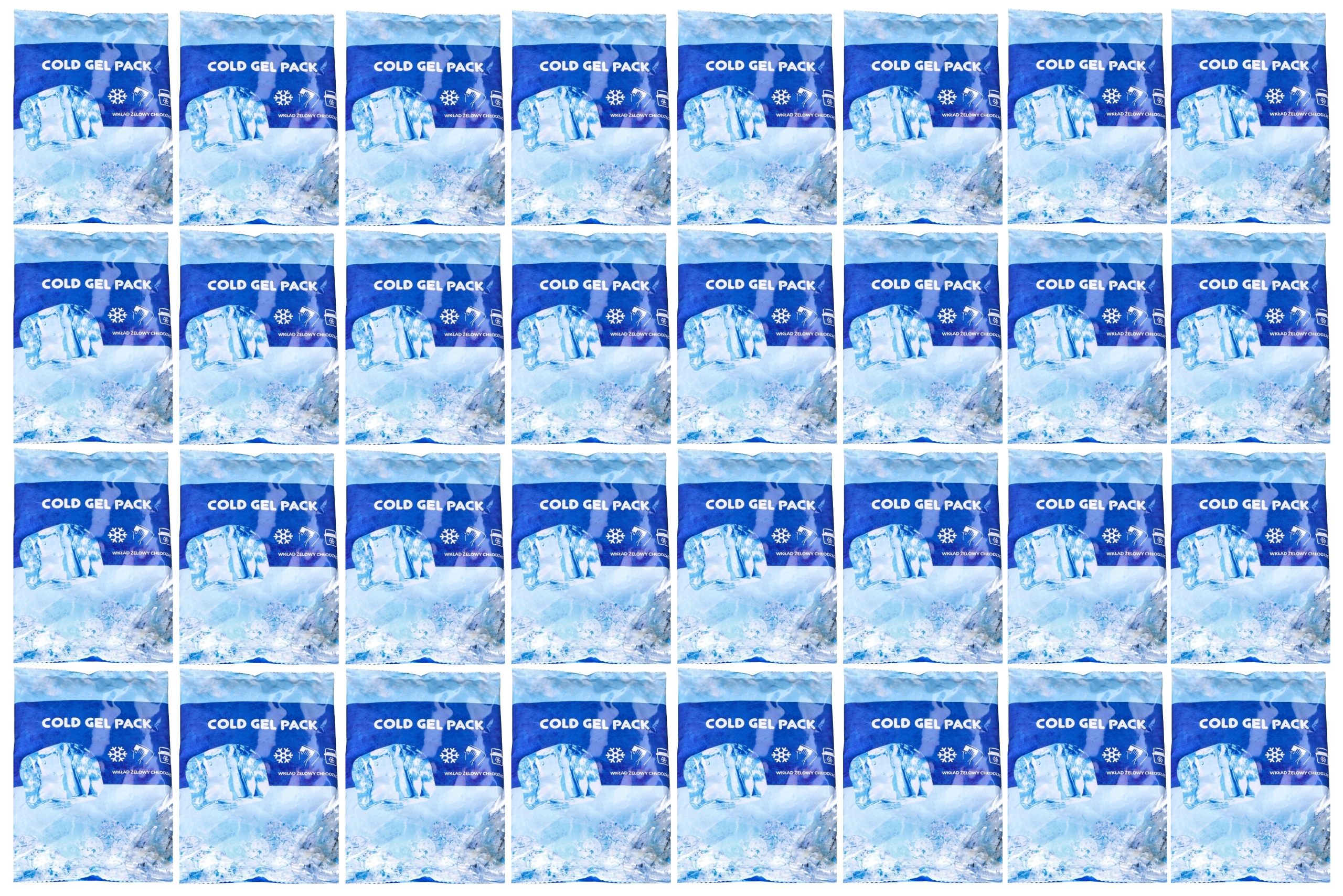 

Wkład Żelowy Chłodzący Mrożący Cold Gel Pack 32szt
