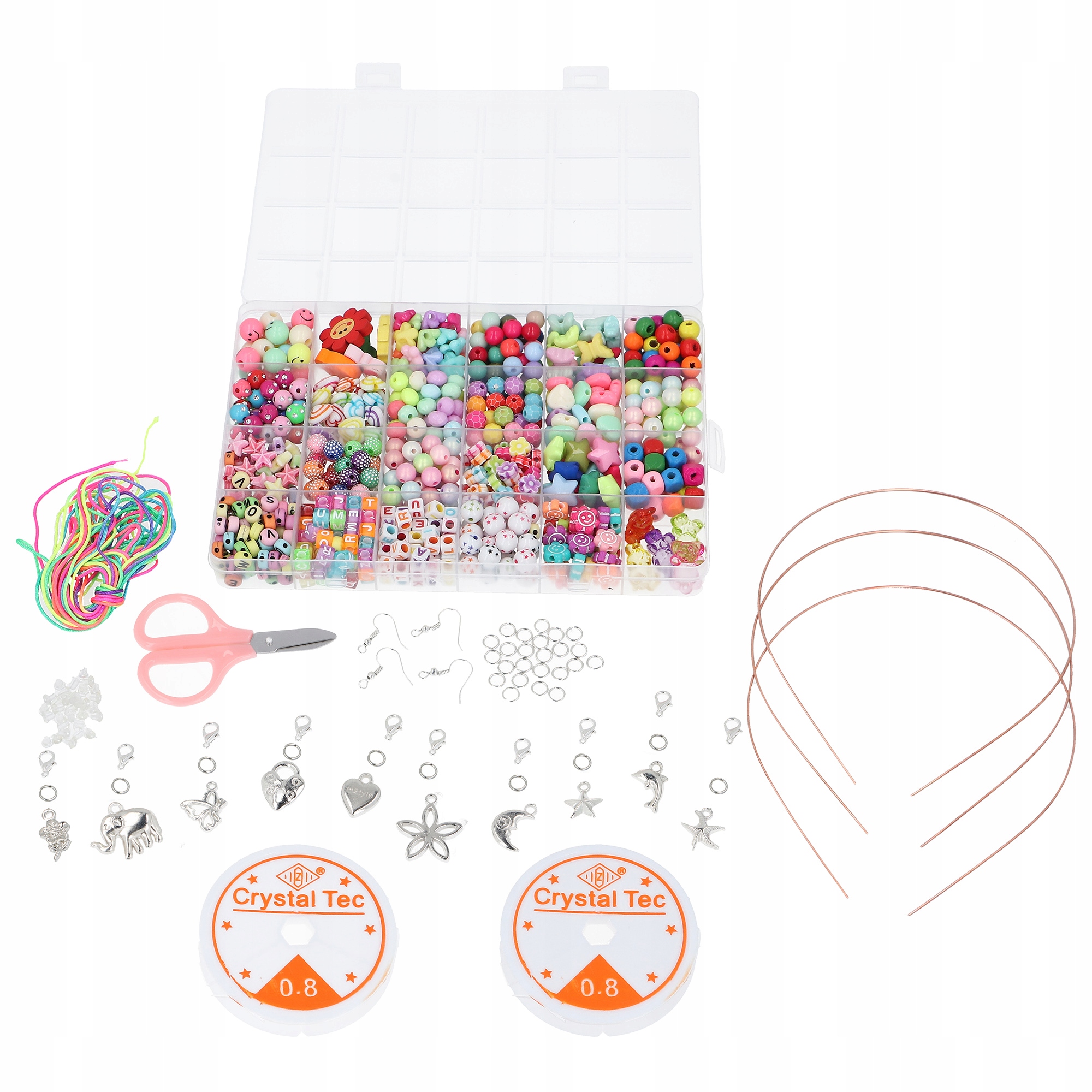 

Zestaw Koraliki Do Robienia Bransoletek biżuterii