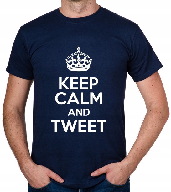 

koszulka Keep Calm And Tweet prezent