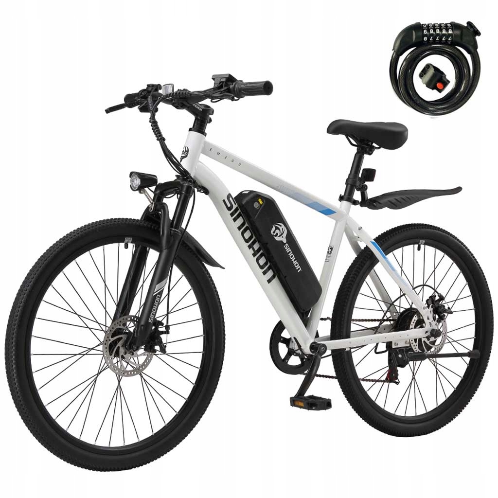 Sinohon EM200 Elektrické horské kolo (mtb) 750W 36V 10,4Ah 40 km/h 7 rychlostí