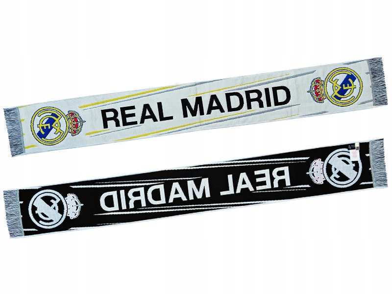 Szalik jednostronny Real Madryt 140 cm x 20 cm