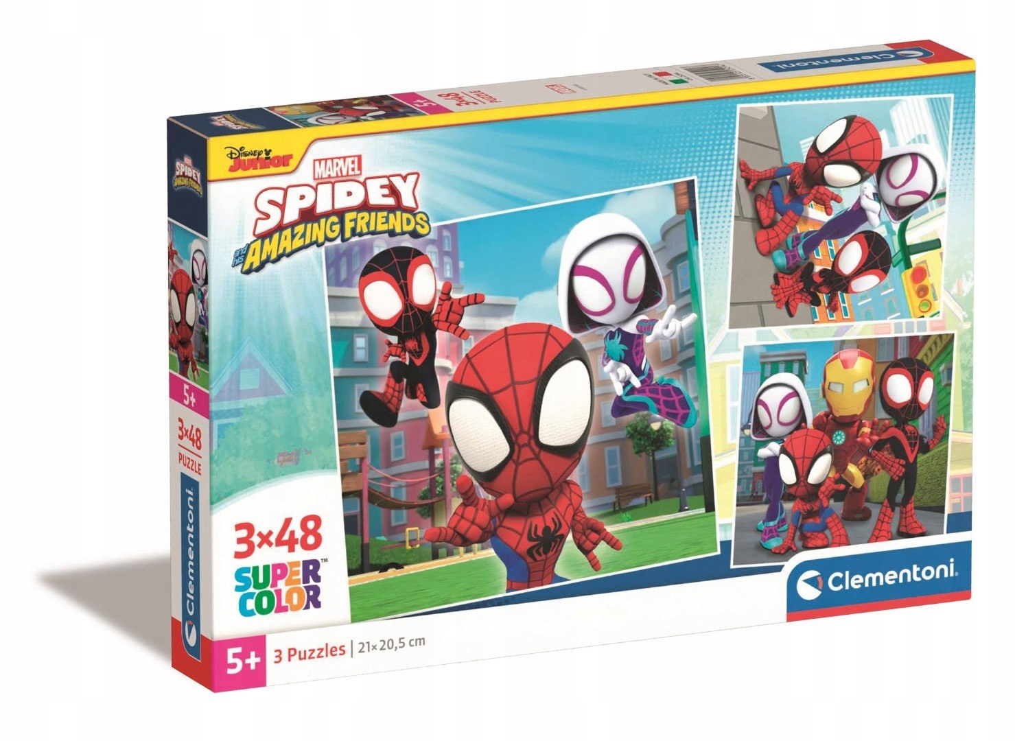 Disney Junior Marvel Spider-Man Spidey Amazing Friends - Set of 5 Wood  Puzzles with Storage Box for Kids - Ages 4 and Up