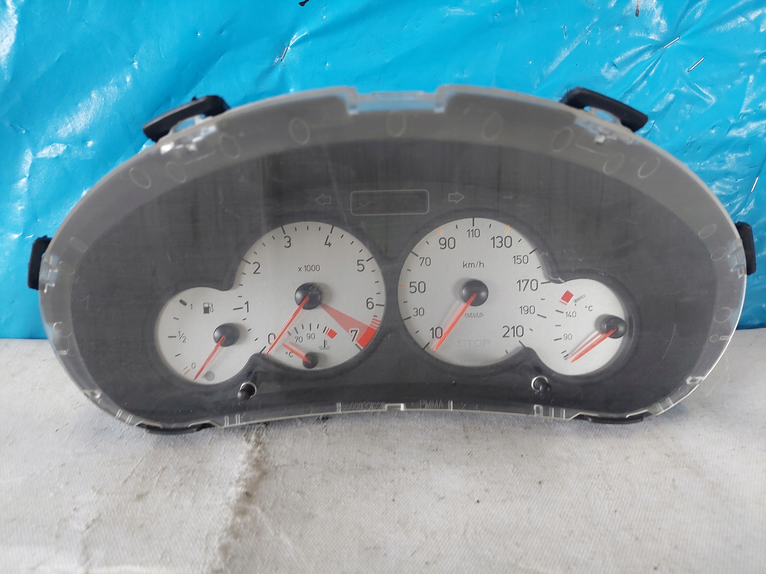 dials clock PEUGEOT 206 CC 1.6 B 9648837180