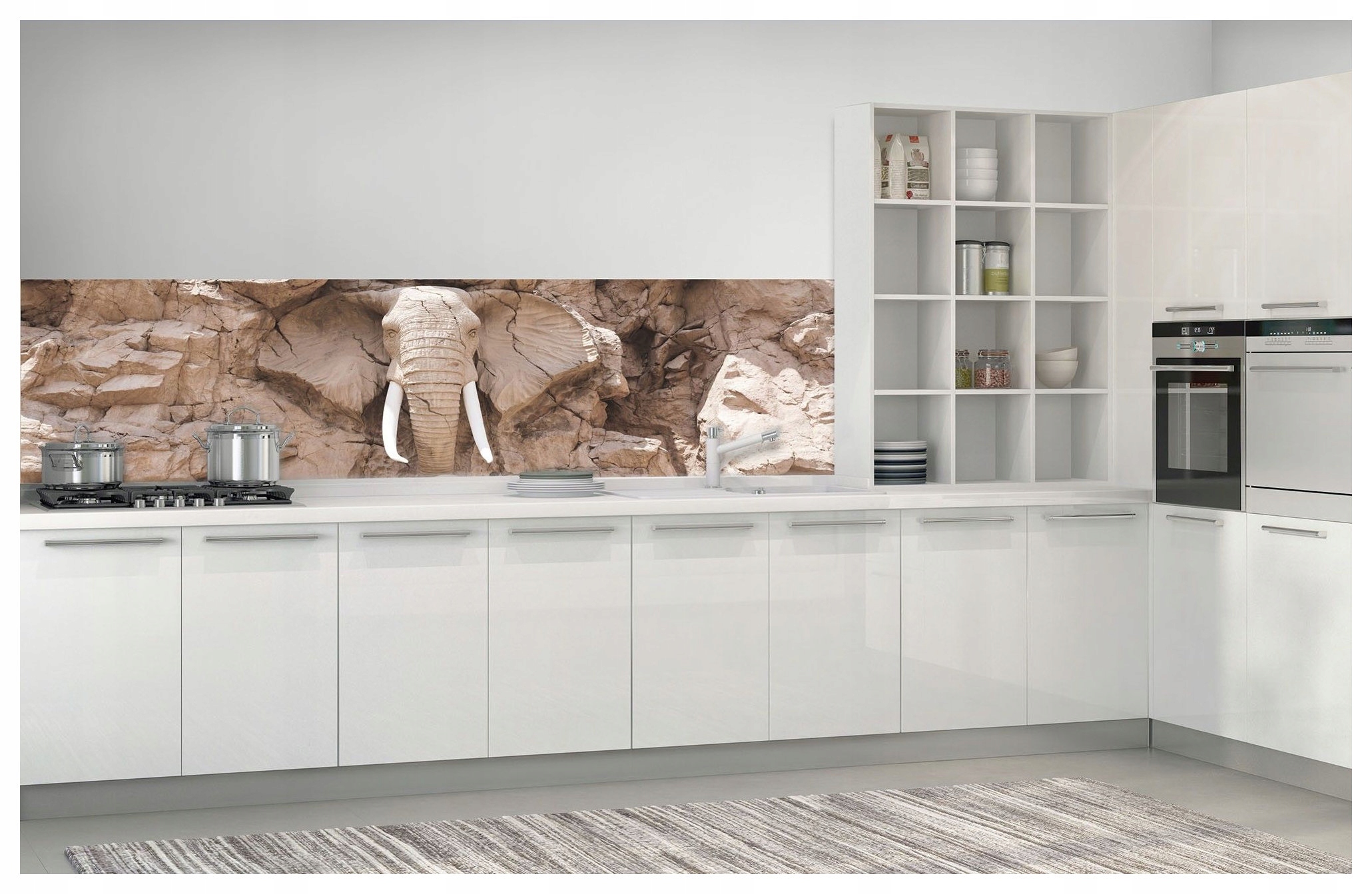 Fototapeta Kamenný slon Afrika příroda monumentalita 250x60 lepidlo