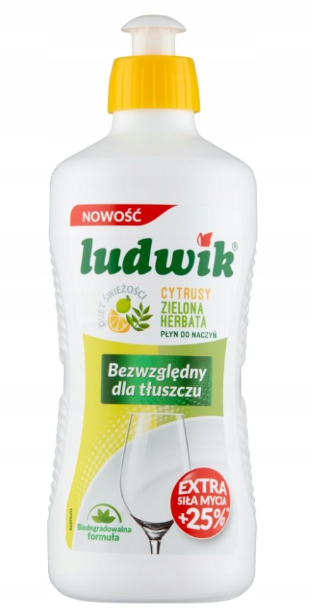 

Płyn do mycia naczyń Ludwik Cytrusowy 450ml