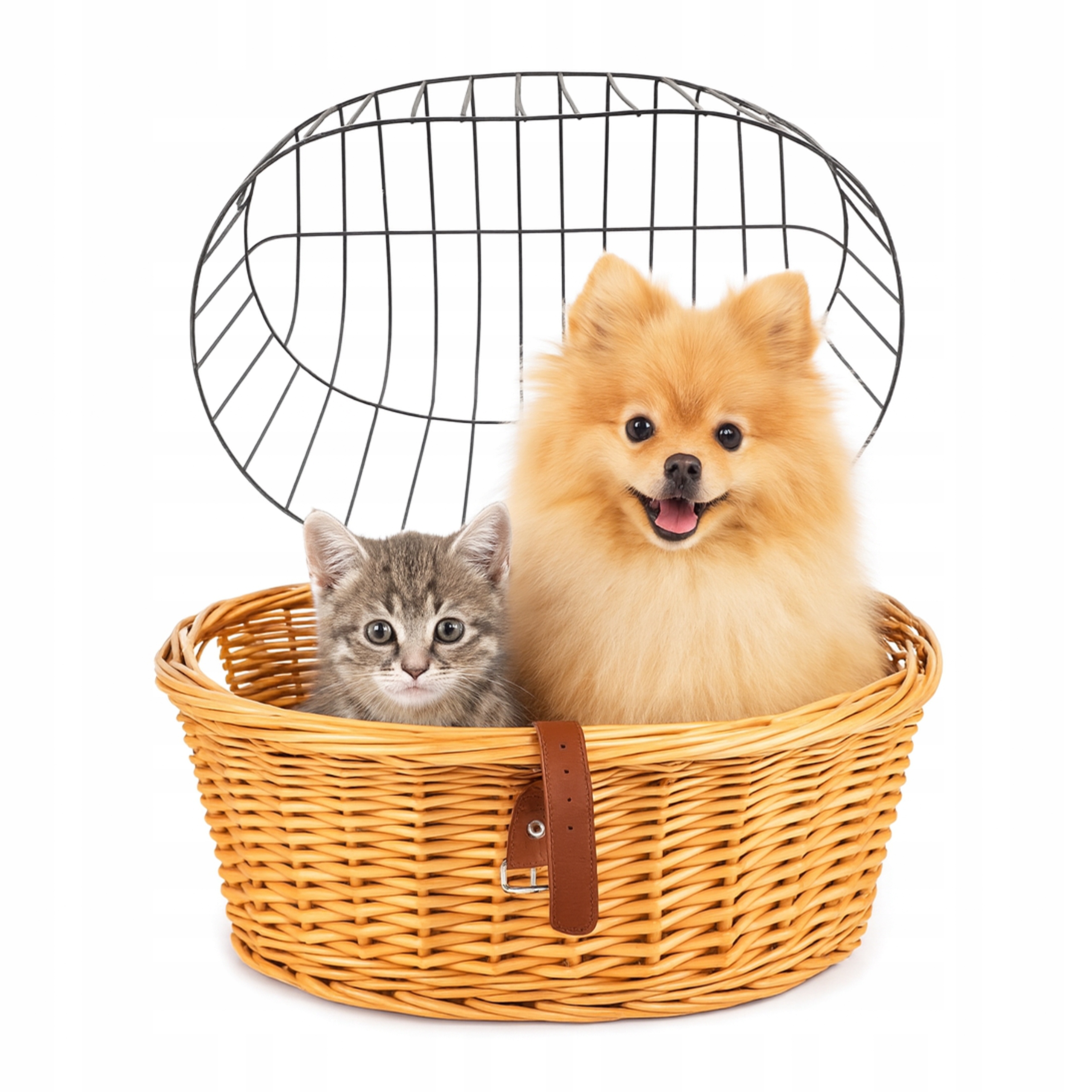 KOSZ ROWEROWY WIKLINOWY ZAMYKANY DLA PSA KOTA NA KIEROWNICĘ Z MOCOWANIEM Kod producenta Gearox KOSZYK NA ROWER ROWEROWY PRZEDNI