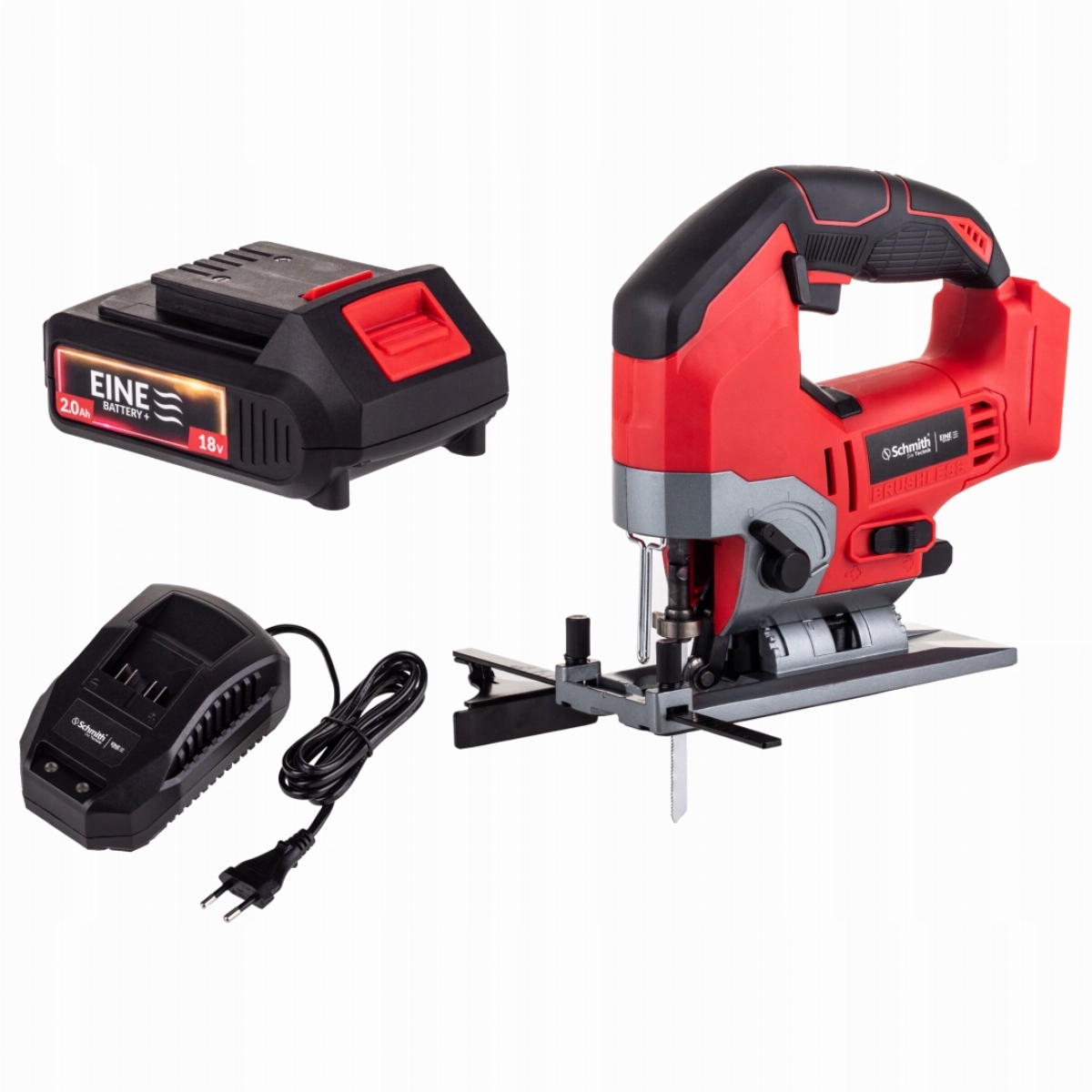 Akumulátorová přímočará pila 18V 2.0 Ah Schmith