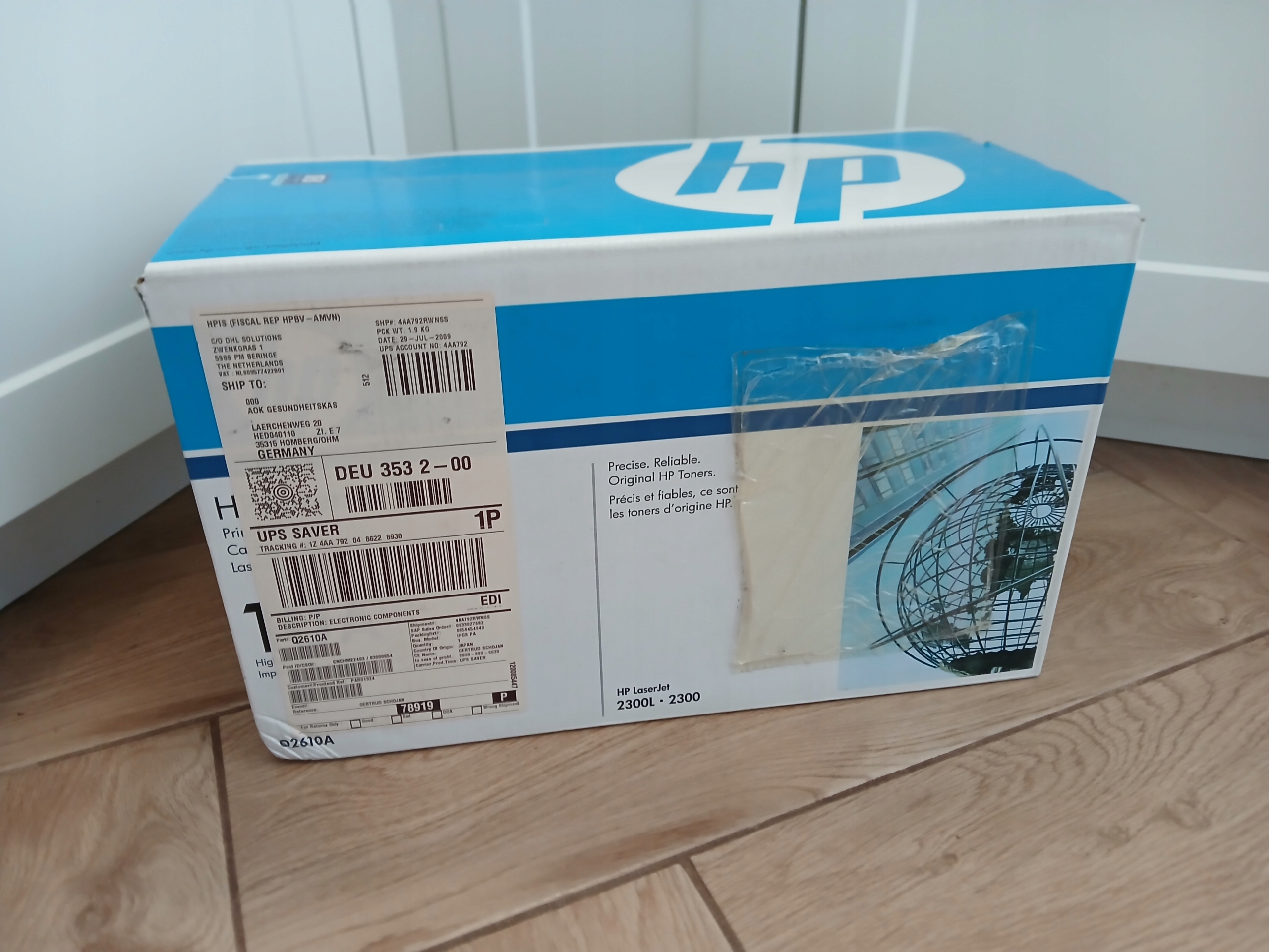 Toner Oryginał Hp Q2610A Black 2300 10A