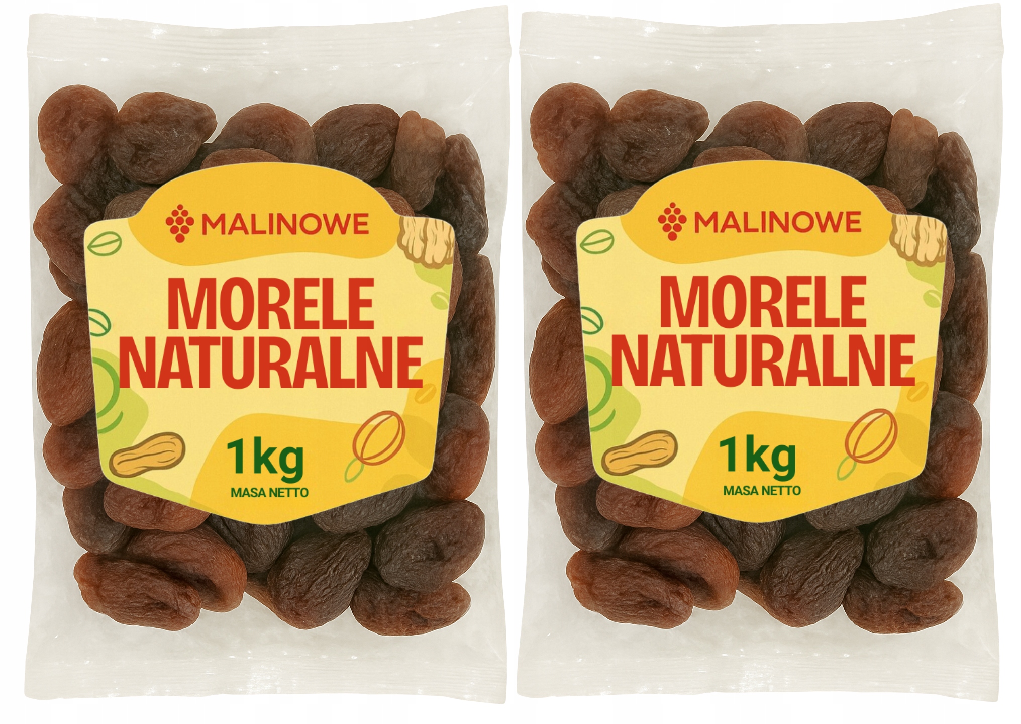 Levně Sada Sušených Sušené Meruňky Meruňek 2x1kg Sušené Meruňky Prémiové Kvality