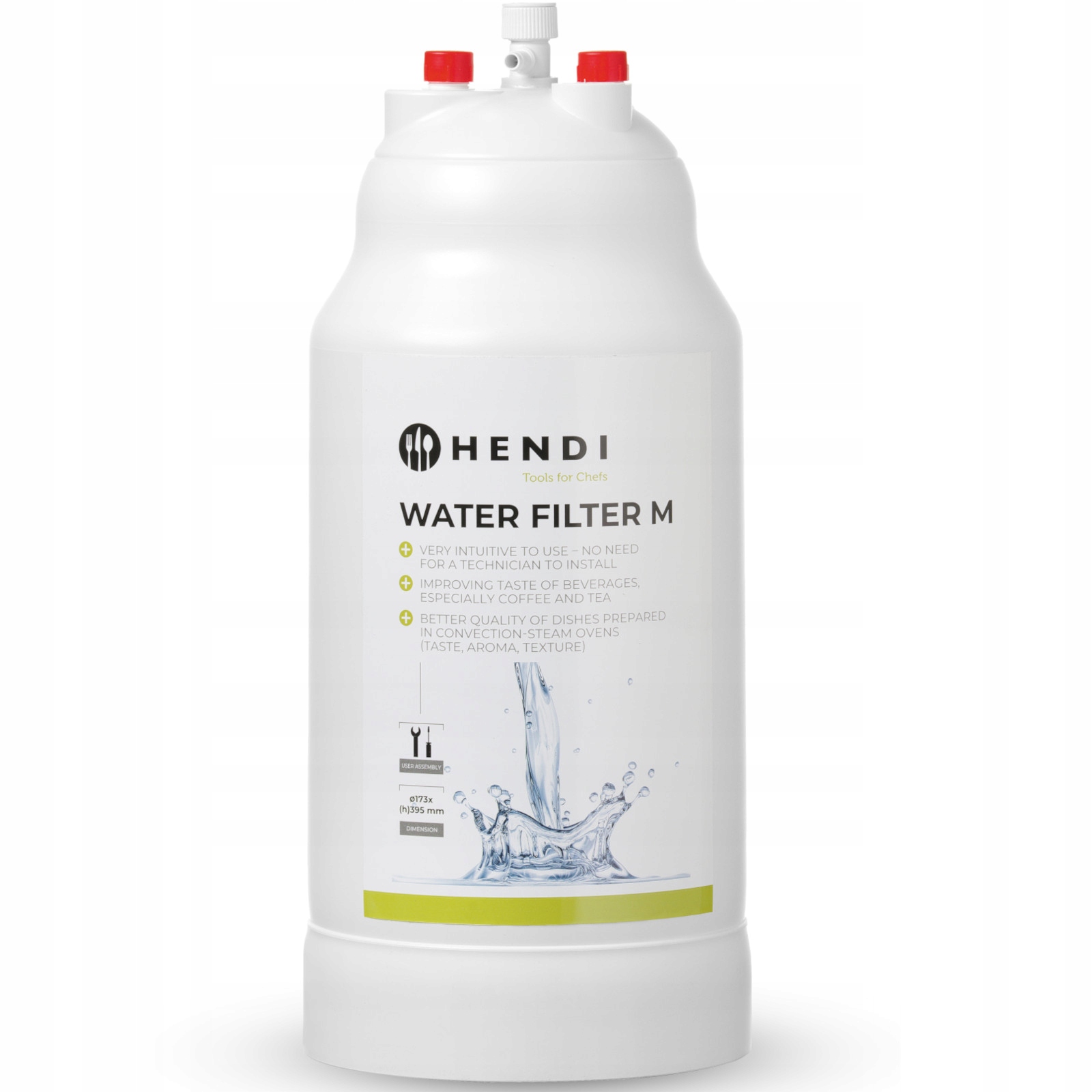 Filter na úpravu vody L priemer 173 x 395 mm 4 l/min Hendi 237793