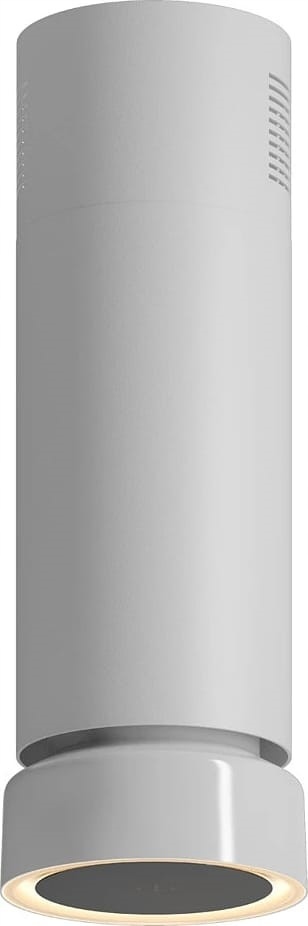 Ciarko Design Okap wyspowy Fluo W White Satin/Gloss CDW3805BSG