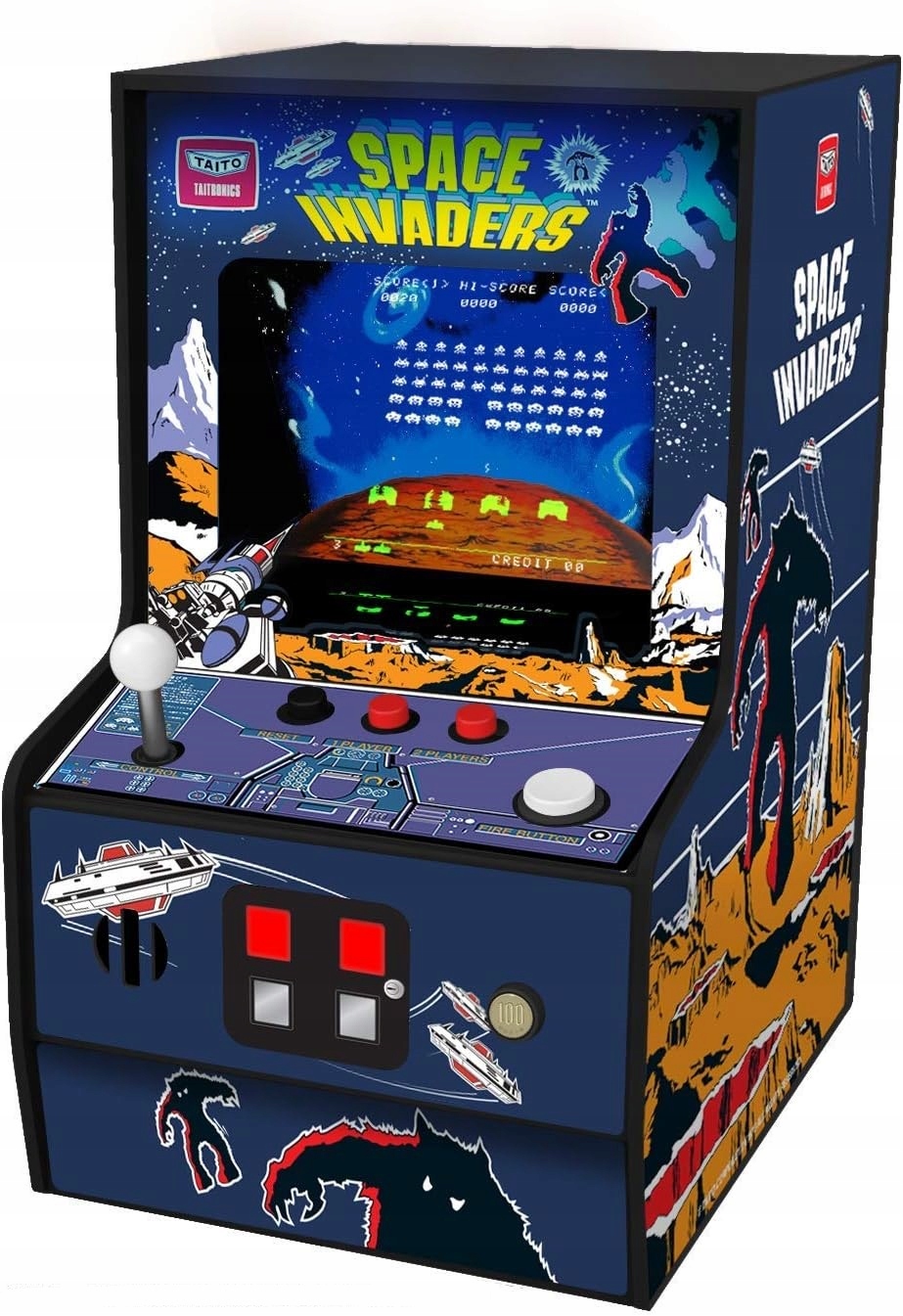 Můj arkádový mini automat Space Invaders DGUNL-3279 Micro Player Retro arkádový mini automat