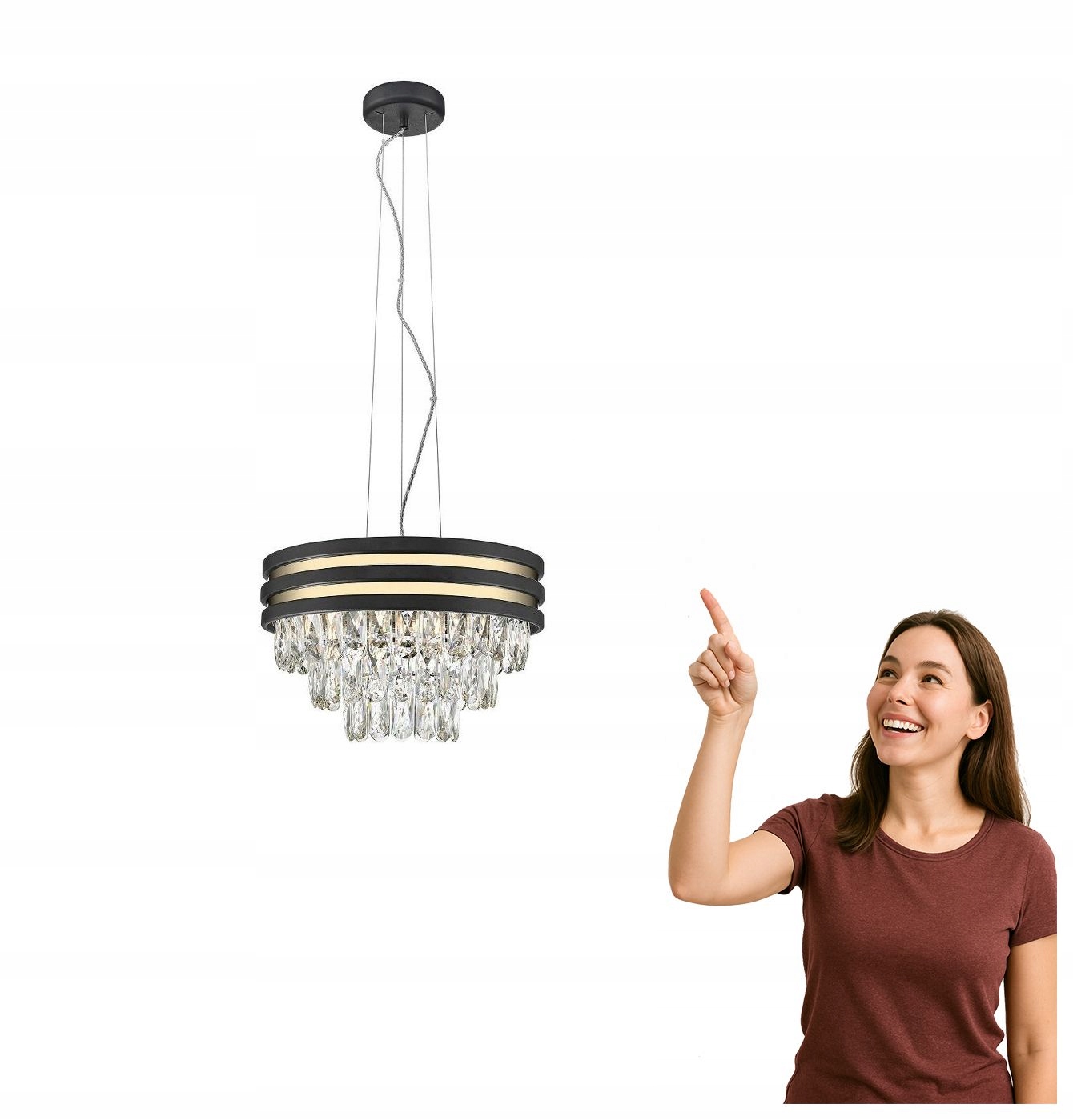 Závesná lampa Naica P0525-04A-P7D7 Zuma Line