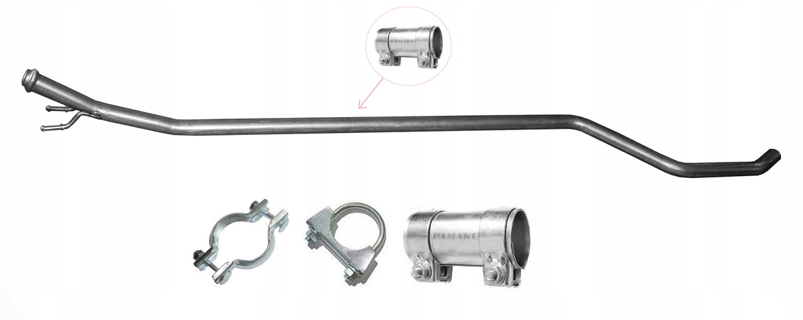 19.67 - PEUGEOT 508 1.6 HDi (2010-2015) средняя труба