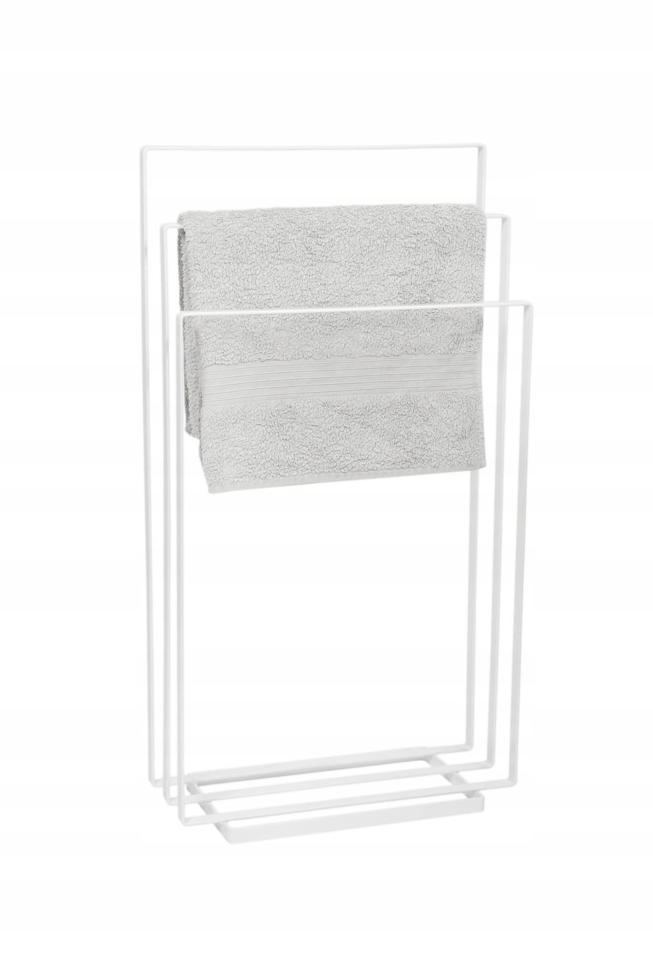 

Stojak wieszak łazienkowy na ręczniki loft biały