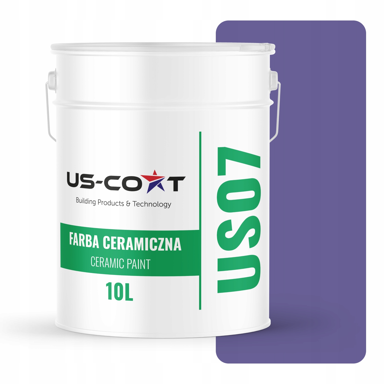 Keramická Farba Fialová Tmavá H2613 10L Matná Na Steny Stropov