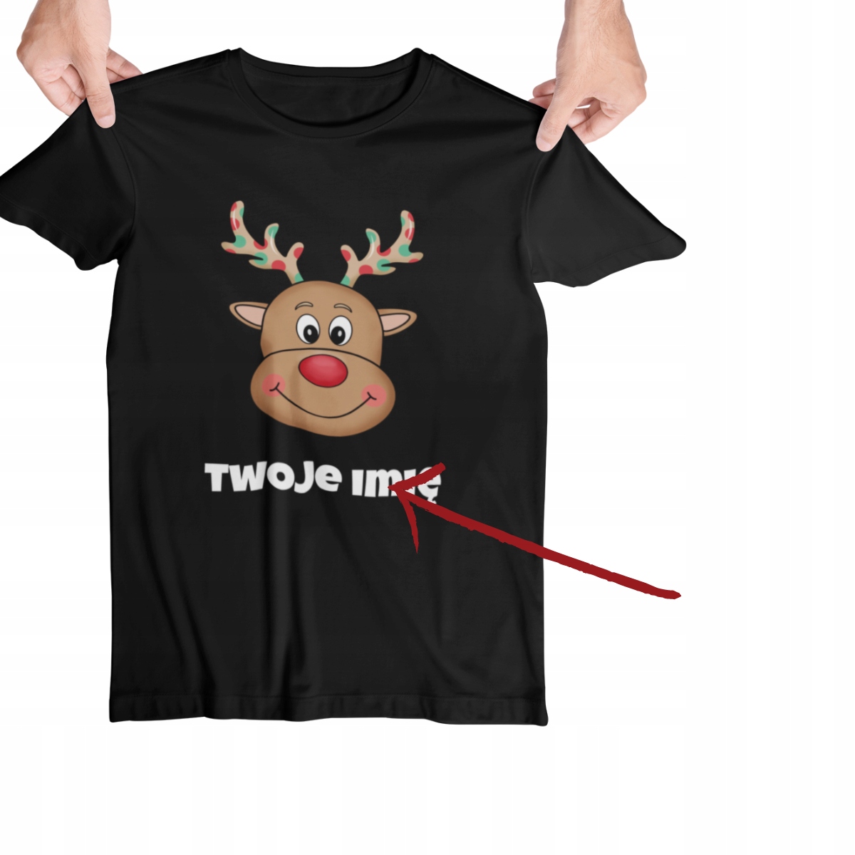 KOSZULKI ŚWIĄTECZNE DLA PARY PREZENT RODZICÓW KOMPLET POD CHOINKĘ ŚWIĘTA Materiał dominujący bawełna