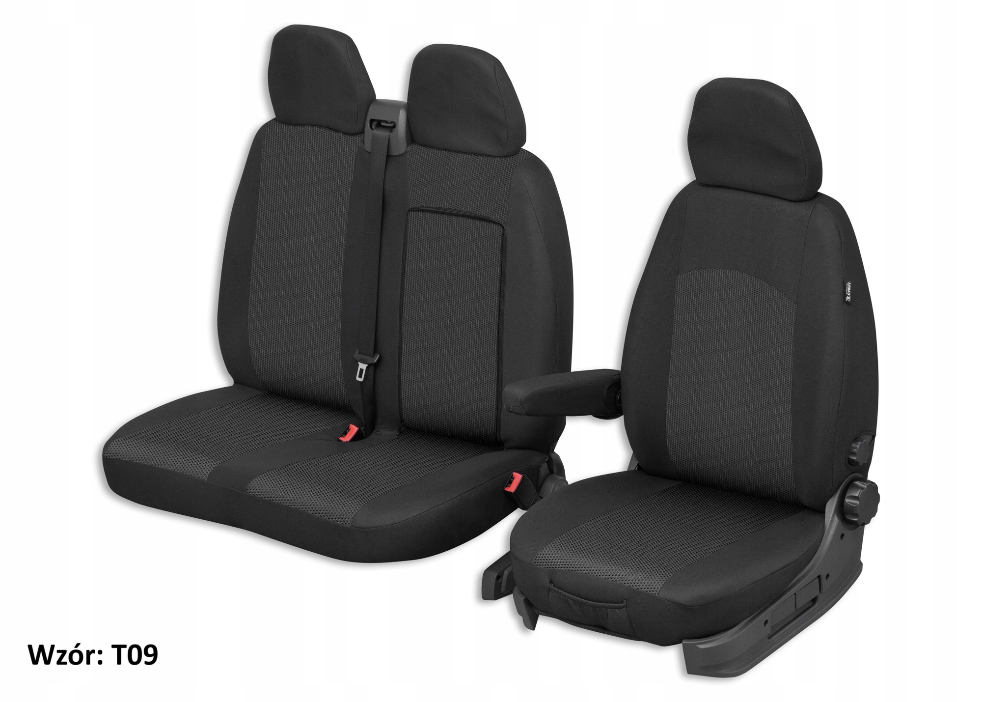 Pokrowce DEDYKOWAME VW Crafter II, MAN TGE ( 2+1) Producent Atra