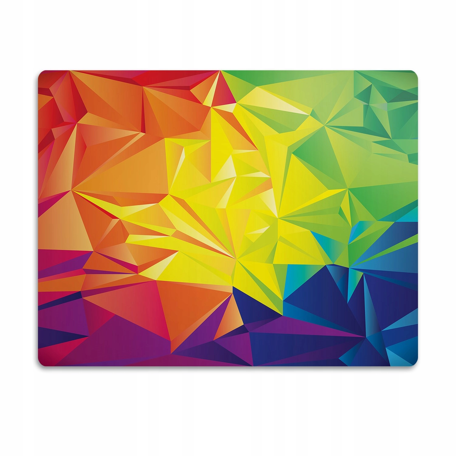 Levně Podložka pro kočky a psa pod misky Vzor barev 60x40 cm