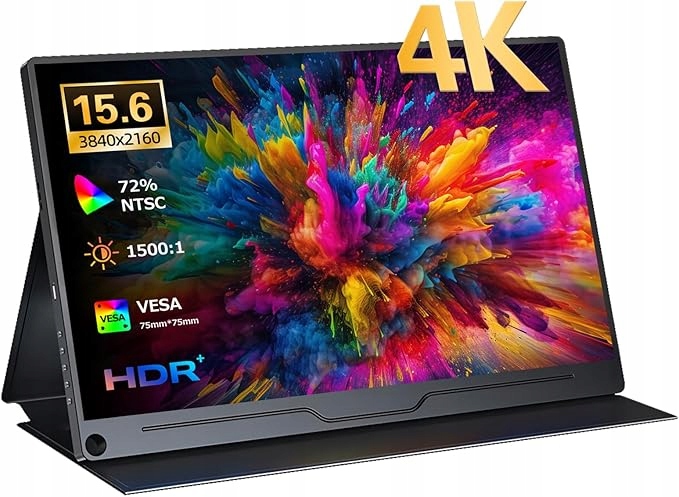 Missun 15,6" Monitor przenośny 4K Uhd Ips z Hdmi i Usb-c M2014