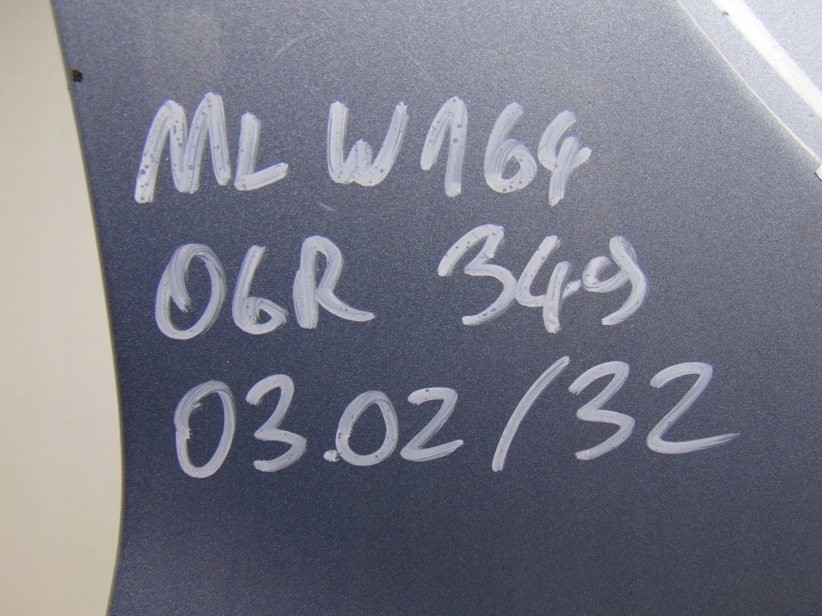 fender right front front MERCEDES ML W164 349