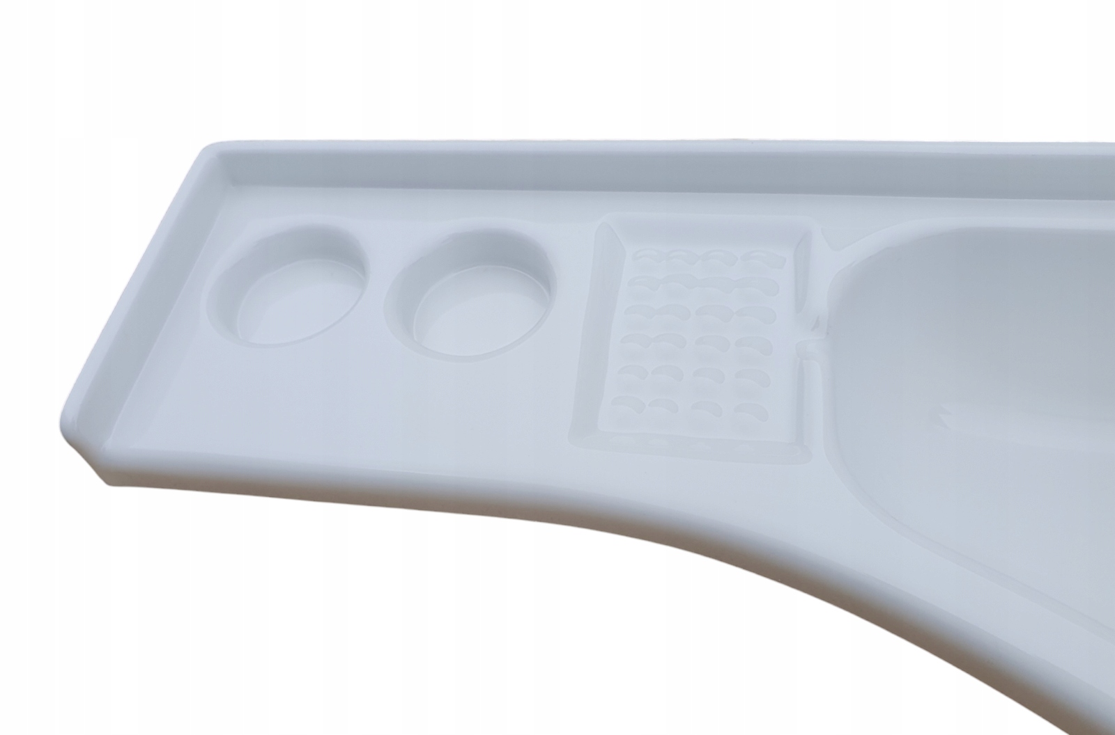 ZLEW UMYWALKA NAROŻNA BIAŁA Z PÓŁKĄ PO LEWEJ Numer katalogowy części 70-516700