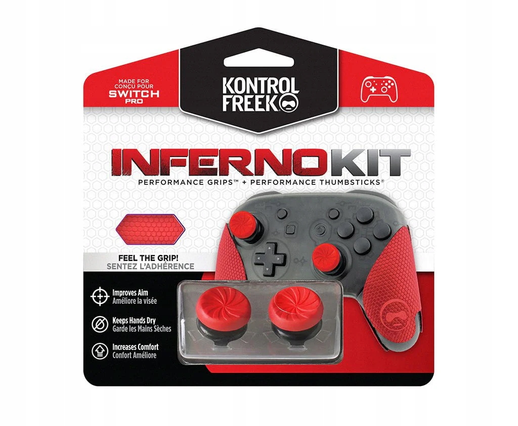 Nakładki na gałki i gripy KontrolFreek Performance Kit Inferno Switch Pro
